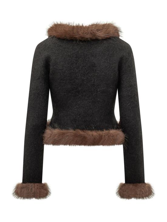 26FW 셀프 포트레이트 가디건 AW26148CB BLACK - SELF PORTRAIT