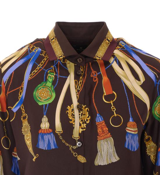 26FW 에트로 블라우스 WRIA0019 AK1EBX0828 Brown - ETRO
