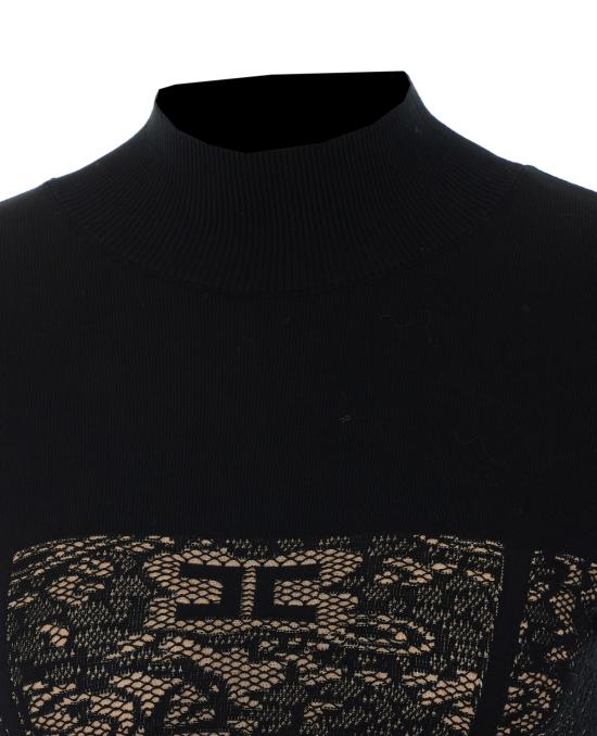 26FW 엘리자베타프랜치 미디 원피스 AM27Q66E2 FR9 Black - ELISABETTA FRANCHI