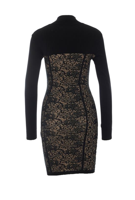 26FW 엘리자베타프랜치 미디 원피스 AM27Q66E2 FR9 Black - ELISABETTA FRANCHI