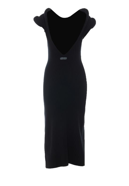 26FW 엘리자베타프랜치 롱 원피스 AM14S66E2 110 Black - ELISABETTA FRANCHI