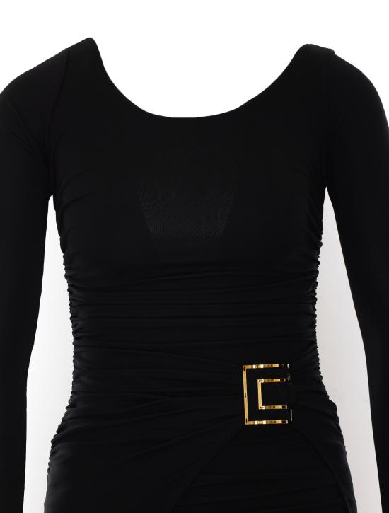 26FW 엘리자베타프랜치 롱 원피스 ABR3567E2 110 Black - ELISABETTA FRANCHI