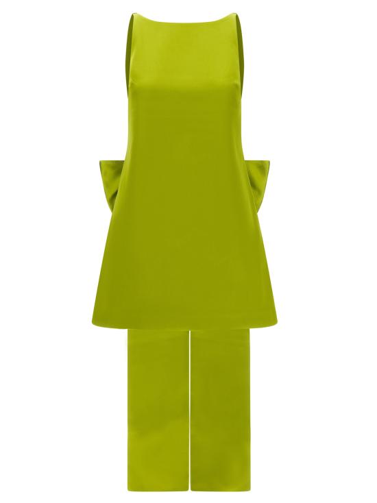 26FW 셀프 포트레이트 숏 원피스 AW26008SGGREEN