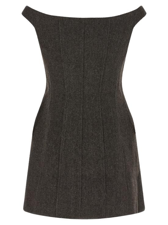 26FW 셀프 포트레이트 숏 원피스 AW26076SBRBROWN - SELF PORTRAIT