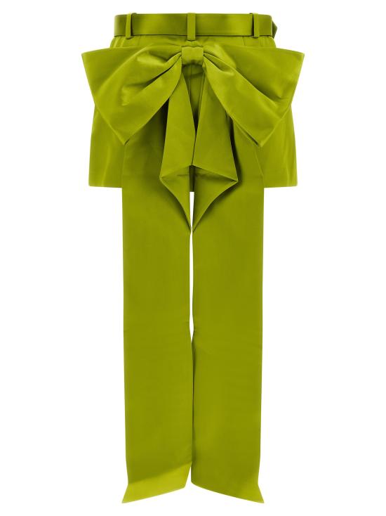 26FW 셀프 포트레이트 롱 스커트 AW26008SKGGREEN - SELF PORTRAIT