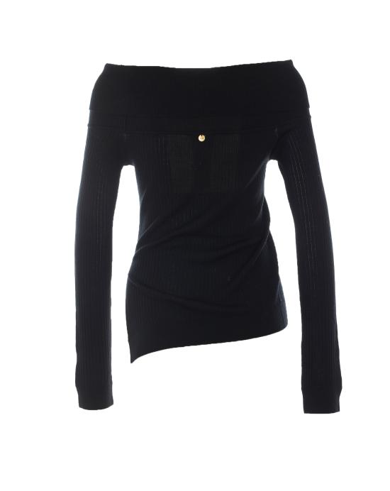26FW 리우조 스웨터 WF6099MA77Q 22222 BLACK - LIU JO