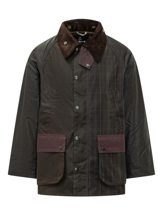 26FW 바버 패치워크 오버사이즈 비데일 왁스 재킷 MWX2500MWX OL71 TARTAN