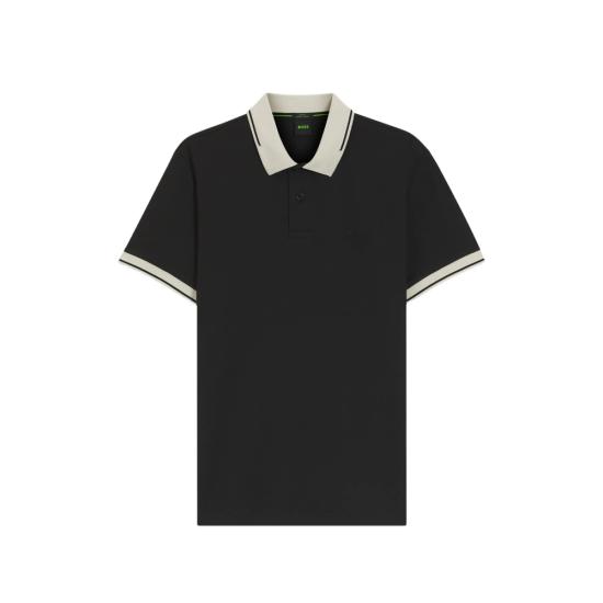 26FW 보스 폴로 티셔츠 50564688 001 BLACK