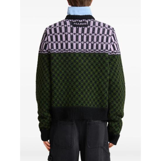 26FW 마르니 니트웨어 UFH101 CVMG0157Q0 MXV66 GREEN - MARNI