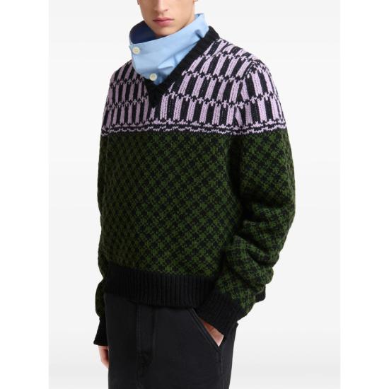 26FW 마르니 니트웨어 UFH101 CVMG0157Q0 MXV66 GREEN - MARNI
