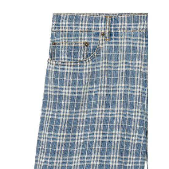 26FW 버버리 데님 숏팬츠 8127247 DOUGLAS CH A3927 BLUE WHITE - BURBERRY
