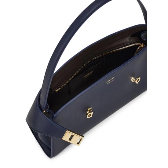 26FW 살바토레 페라가모 숄더백 21A712 0798503 NATMO BLUE - SALVATORE FERRAGAMO