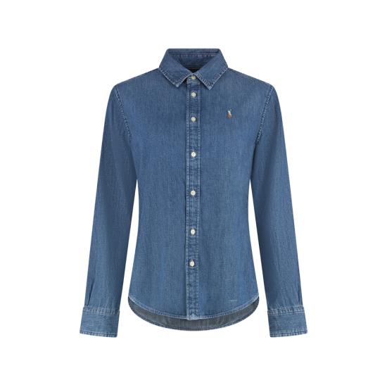 26FW 랄프 로렌 데님 셔츠 211969458001 MERWA BLUE