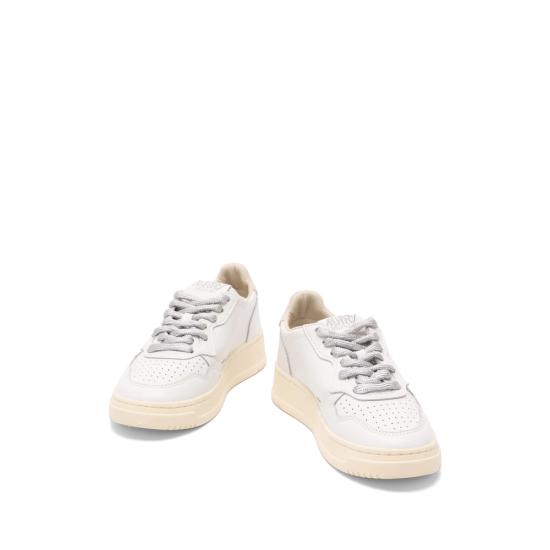 26FW 오트리 메달리스트 로우 레더 스니커즈 AULW SW03 WHITE - AUTRY