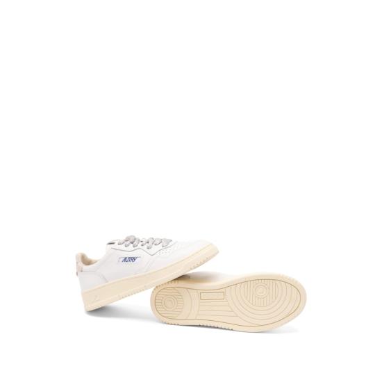 26FW 오트리 메달리스트 로우 레더 스니커즈 AULW SW03 WHITE - AUTRY