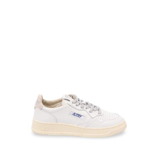 26FW 오트리 메달리스트 로우 레더 스니커즈 AULW SW03 WHITE