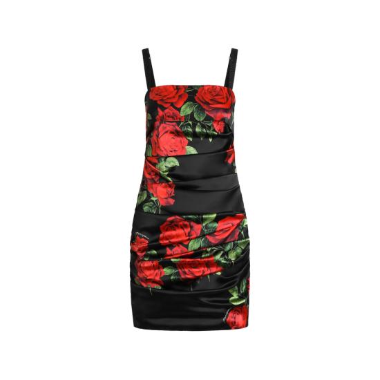 26FW 돌체앤가바나 숏 원피스 F619AT FSA9S HN6EJ BLACK RED