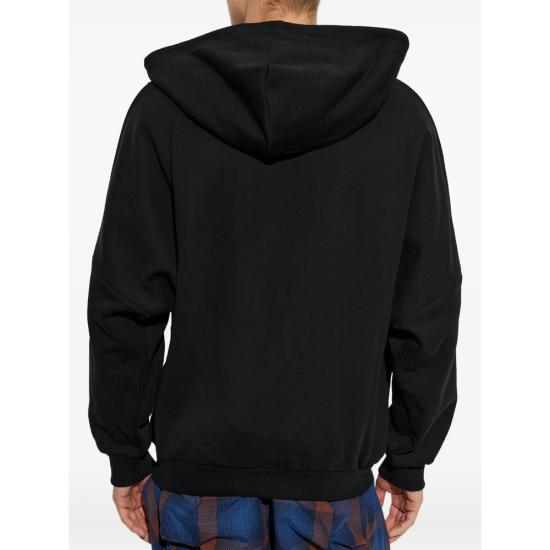 26FW 비비안웨스트우드 ORB 자수 배트윙 후드 2I01000U J00AS N401 BLACK - VIVIENNE WESTWOOD
