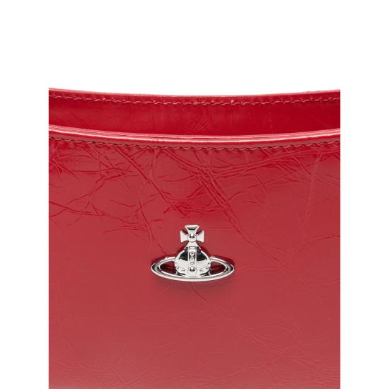 26FW 비비안웨스트우드 ORB 타샤 레더 스터드 숄더백 5801000JW L00EO H401 RED - VIVIENNE WESTWOOD