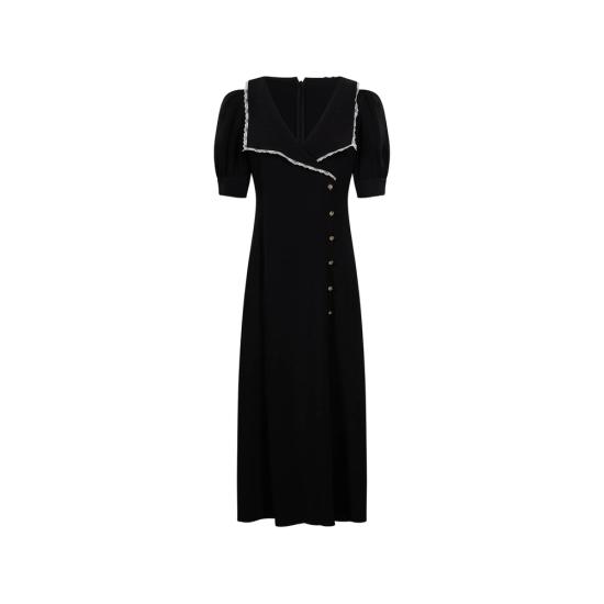 26FW 알레산드라리치 미디 원피스 FABX4438 F4692 0900 BLACK