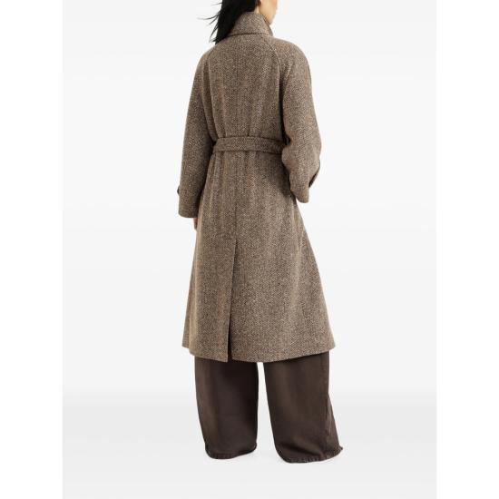 26FW 브루넬로 쿠치넬리 코트 MG5669766 C005 BROWN - BRUNELLO CUCINELLI