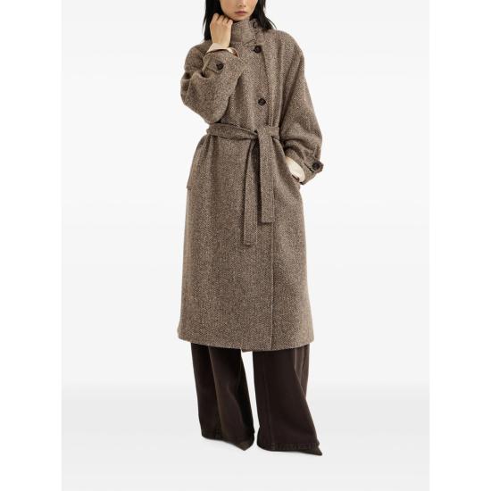 26FW 브루넬로 쿠치넬리 코트 MG5669766 C005 BROWN - BRUNELLO CUCINELLI