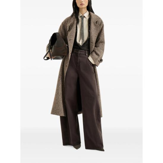 26FW 브루넬로 쿠치넬리 코트 MG5669766 C005 BROWN - BRUNELLO CUCINELLI