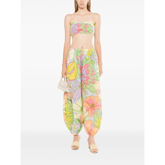 26FW 팜 리오 테이퍼드 팬츠 364310 25220 GREEN PINK - FARM RIO