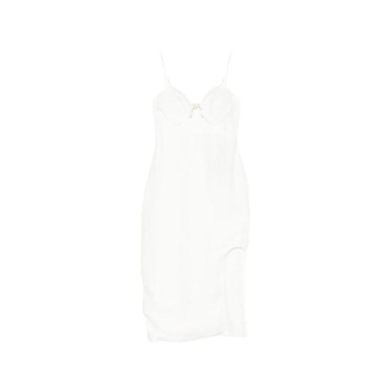 26FW 팜 리오 미디 원피스 355384 L0025 WHITE