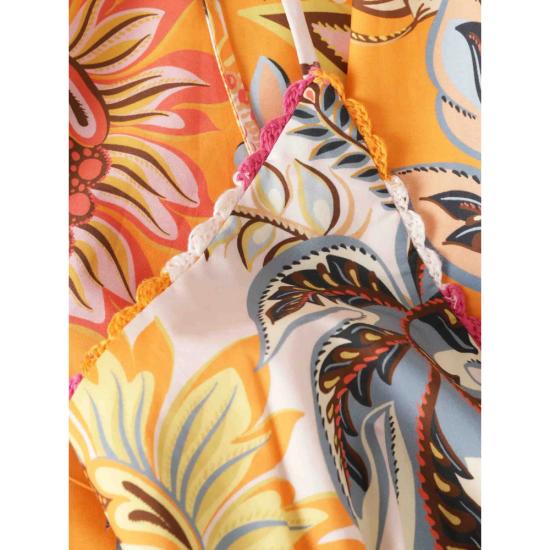 26FW 팜 리오 미디 원피스 355646 25182 PINK ORANGE - FARM RIO