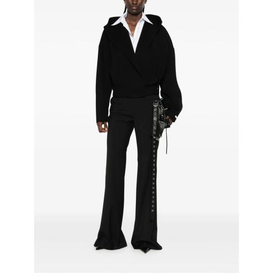 26FW 스포트막스 무스탕 SPXIDONEO 747 013 BLACK - SPORTMAX