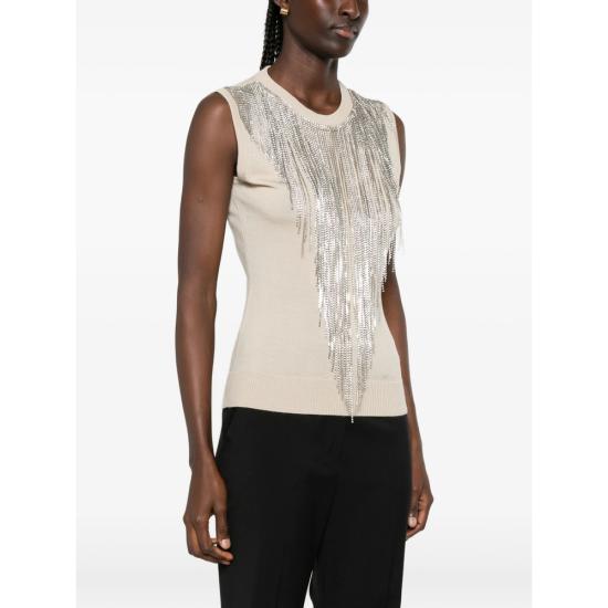 26FW 스포트막스 민소매 티셔츠 SPXCRINE 030F 009 NEUTRALS - SPORTMAX