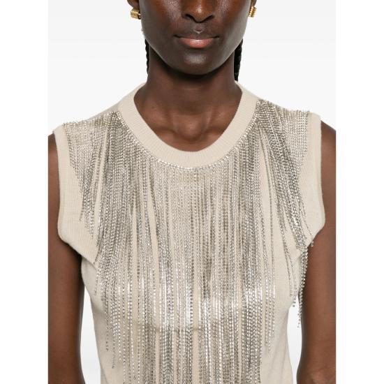26FW 스포트막스 민소매 티셔츠 SPXCRINE 030F 009 NEUTRALS - SPORTMAX