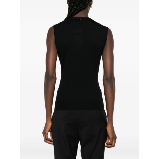 26FW 스포트막스 민소매 티셔츠 SPXCRINE 030F 006 BLACK - SPORTMAX