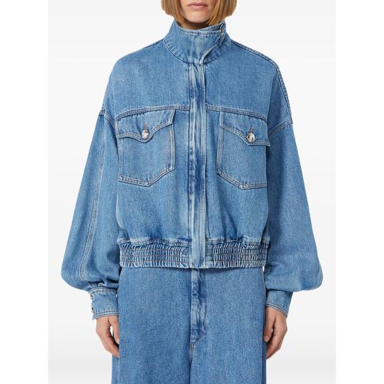 26FW 스포트막스 데님 자켓 SPDBUSSOLA 526 005 BLUE - SPORTMAX