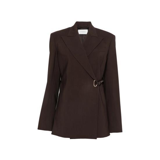 26FW 스포트막스 수트 자켓 SPXCINTA 382 002 BROWN