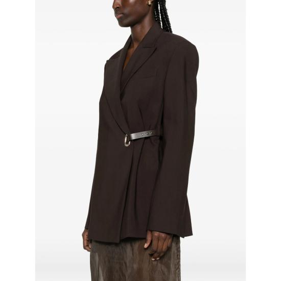 26FW 스포트막스 수트 자켓 SPXCINTA 382 002 BROWN - SPORTMAX