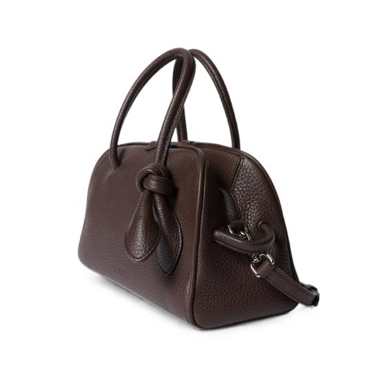 26FW 자크뮈스 TURISMO 투리스모 소프트 스몰 볼링 토트벡 BAW00416 AC03A03 880 BROWN