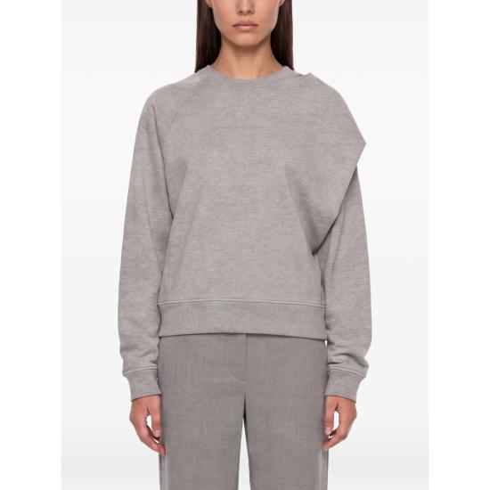 26FW 드리스 반 노튼 긴팔 티셔츠 4612 011134 813 GREY - DRIES VAN NOTEN
