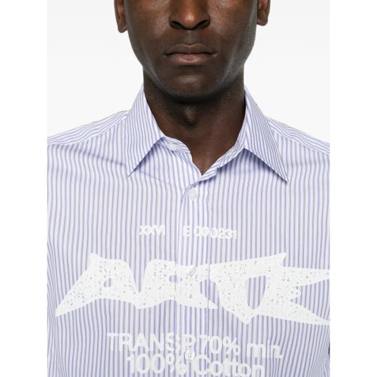 26FW 아르떼 앤트워프 긴팔 셔츠 047S 400 WHITE BLUE - ARTE ANTWERP
