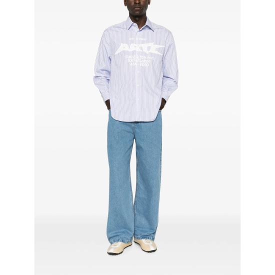 26FW 아르떼 앤트워프 긴팔 셔츠 047S 400 WHITE BLUE - ARTE ANTWERP
