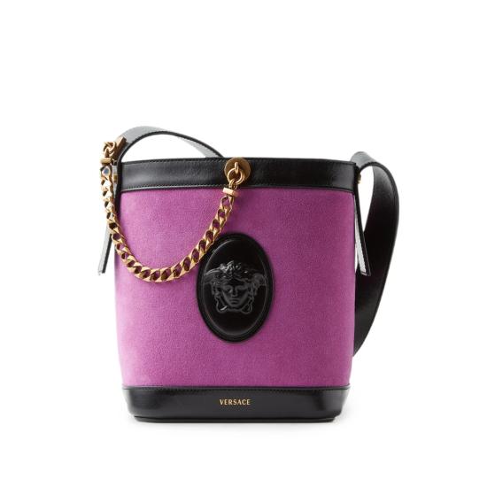 26FW 베르사체 크로스백 1A17850 1026048 2B8FJ PURPLE BLACK