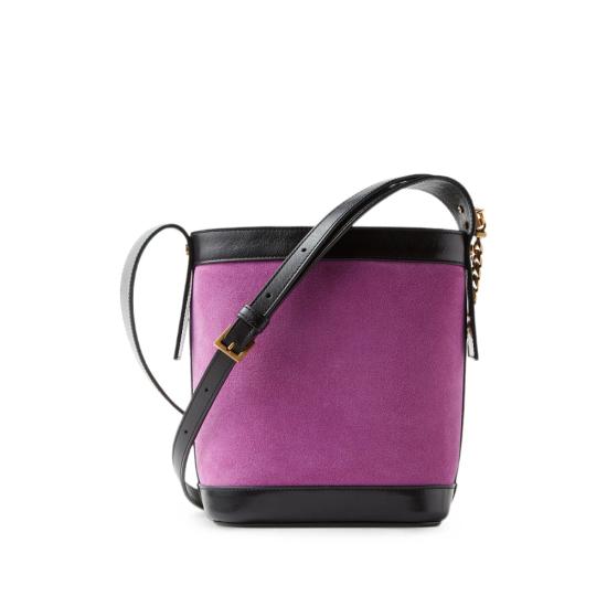 26FW 베르사체 크로스백 1A17850 1026048 2B8FJ PURPLE BLACK - VERSACE