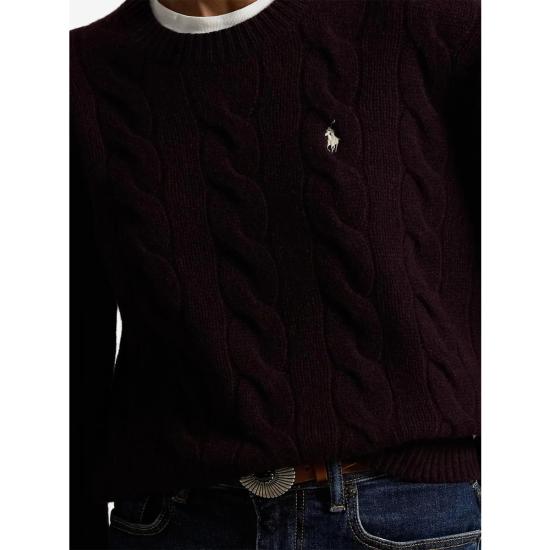 26FW 랄프 로렌 스웨터 211A91216013 DAMSO PURPLE - RALPH LAUREN