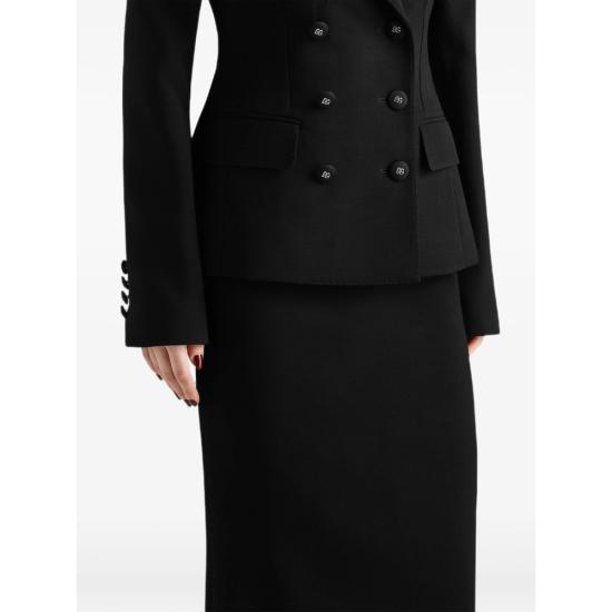 26FW 돌체앤가바나 미디 스커트 F4C4ST FU2L8 N0000 BLACK - DOLCE & GABBANA