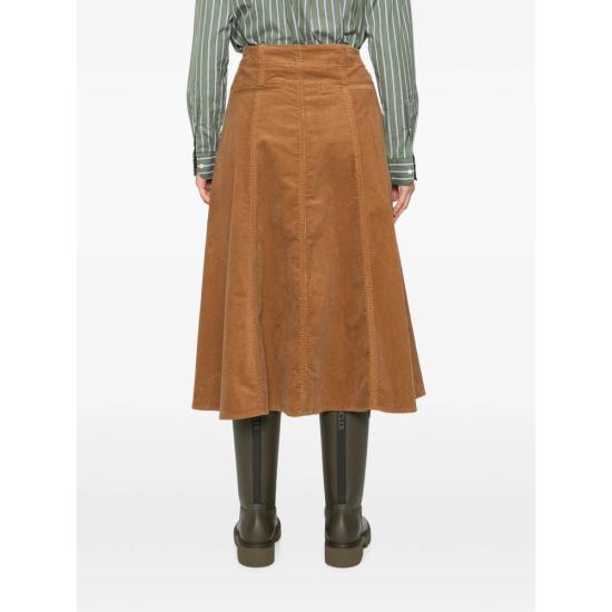 26FW 랄프 로렌 미디 스커트 211B17568001 TAN BROWN - RALPH LAUREN