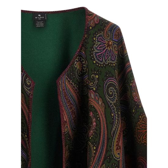 26FW 에트로 케이프 AK140 WRBD0029 X0893 GREEN BLUE - ETRO