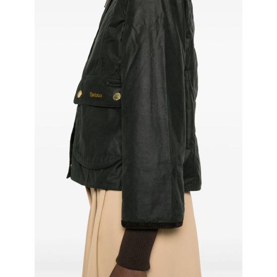26FW 바버 크롭드 비드넬 왁스 재킷 LWX1403 SG51 GREEN - BARBOUR
