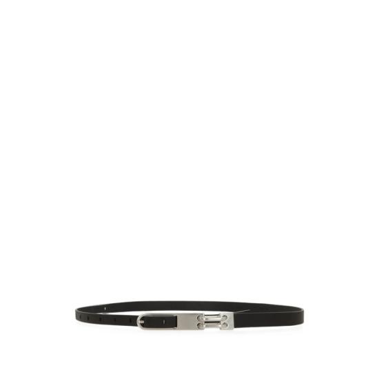 26FW 릭 오웬스 가죽 벨트 RA02F0980 LGE 09 BLACK