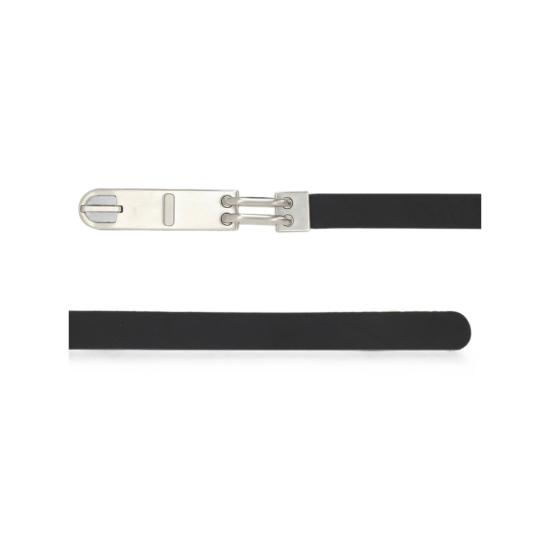 26FW 릭 오웬스 가죽 벨트 RA02F0980 LGE 09 BLACK - RICK OWENS